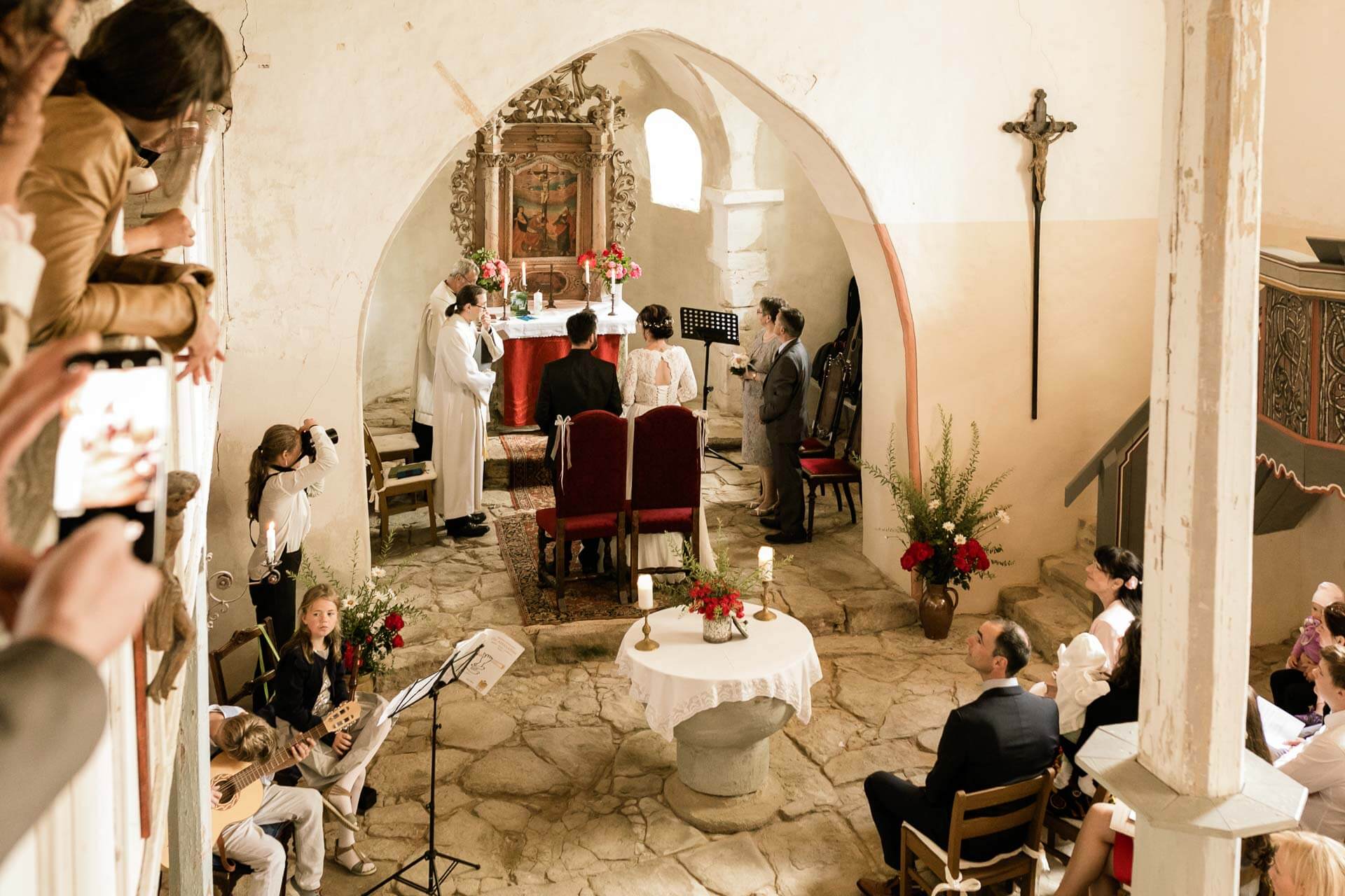 Heirat in der Kirche in Thüringen